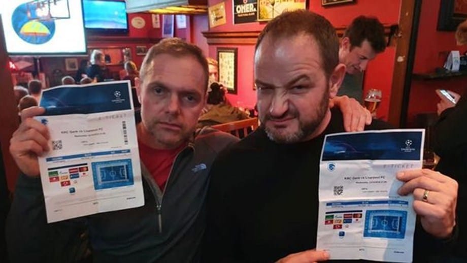 Dois torcedores do Liverpool confundiram Genk com Gent e acabaram na cidade errada para o jogo da Champions