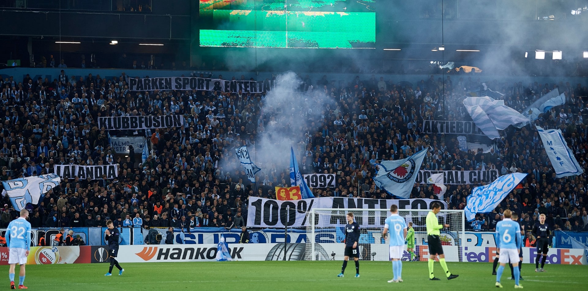 Separados por uma ponte, Malmö e Copenhague se provocaram no clássico escandinavo da Liga Europa
