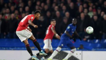 Rashford acertou cobrança de falta venenosa e garantiu importante vitória ao Manchester United