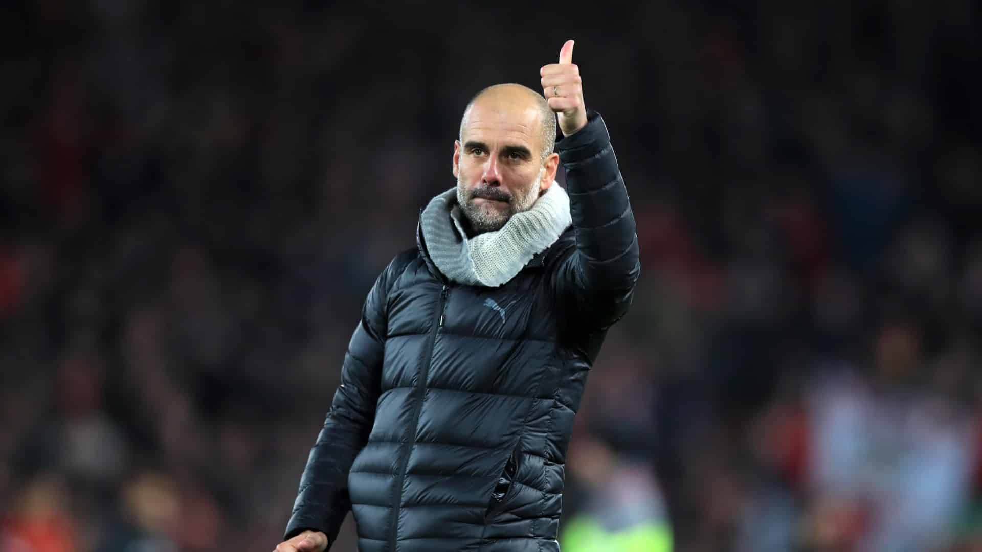 Guardiola recha&ccedil;a boatos: &ldquo;Se o City me quiser na pr&oacute;xima temporada, estarei aqui, 100%&rdquo;