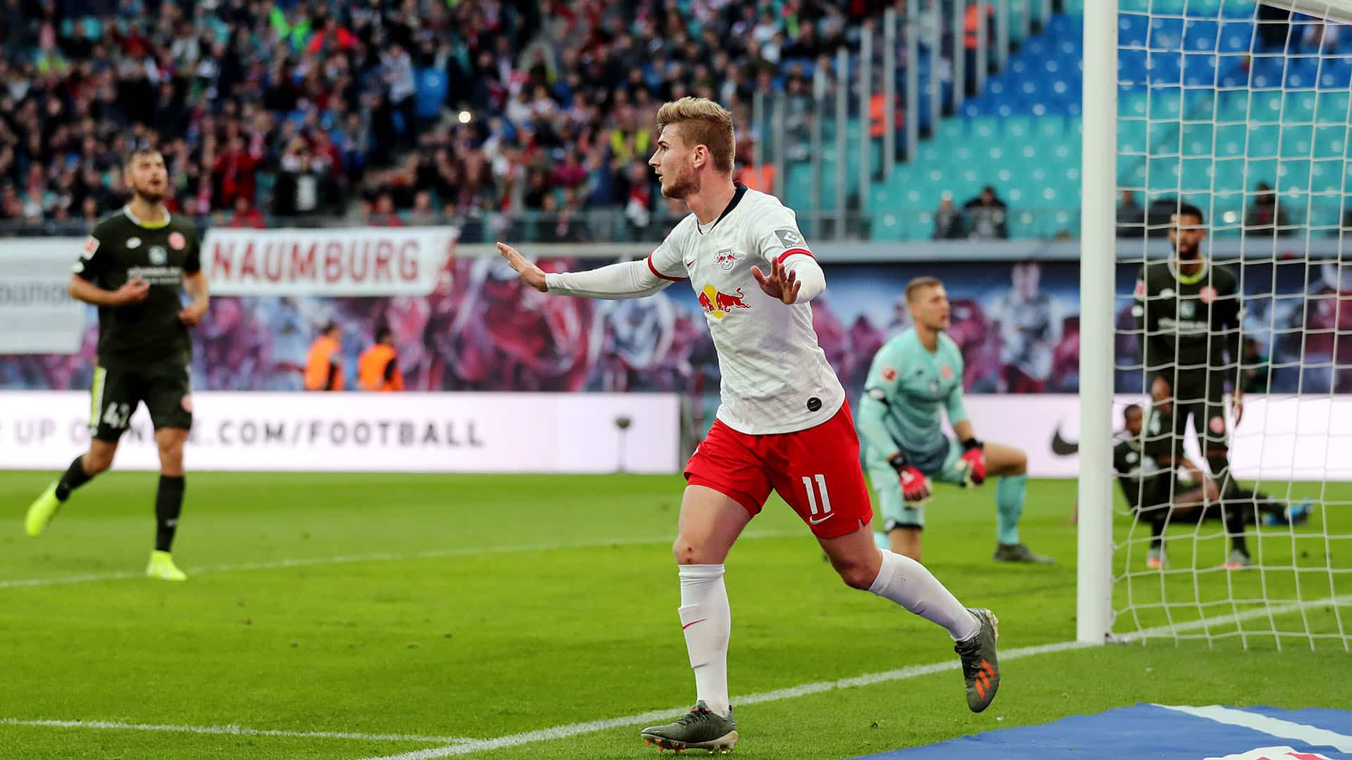 Deu asas: RB Leipzig estava voando e atropelou o Mainz: 8 a 0