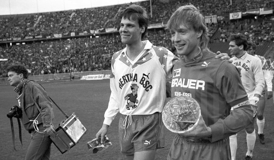 O amistoso entre Hertha e Union que, 30 anos atr&aacute;s, celebrou a queda do Muro de Berlim