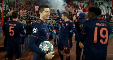 Lewa não se cansa de impressionar e fez quatro gols em 15 minutos nos 6×0 sobre o Estrela Vermelha