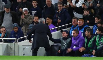 O gandula do Tottenham recebeu os elogios de Mourinho: “Ele estava vivendo a partida e também a jogou muito bem”