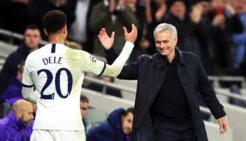 O Tottenham flertou com o vexame, mas terminou com uma vigorosa virada e com a classificação