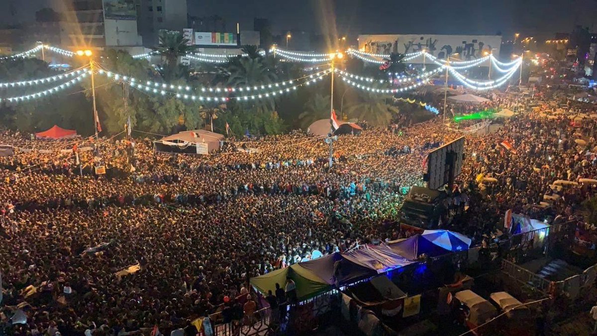 O cl&aacute;ssico se misturou aos protestos e o Iraque entrou em erup&ccedil;&atilde;o com uma hist&oacute;rica vit&oacute;ria sobre o Ir&atilde;