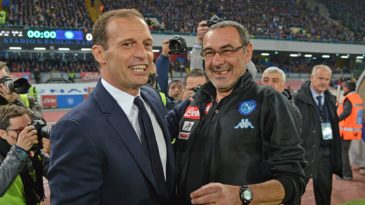 “Se vocês dois são técnicos, qualquer um pode ser”, disse um amigo de Sarri a ele e Allegri em 2003