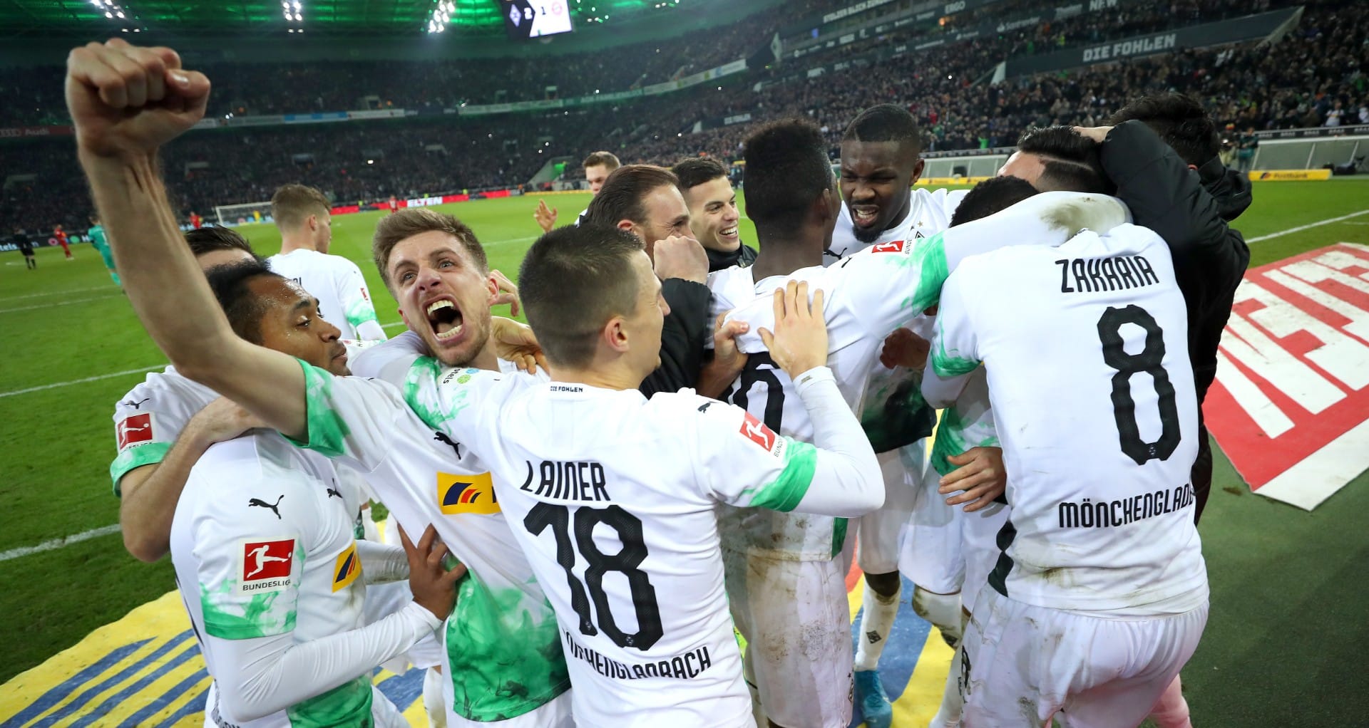 Mais l&iacute;der do que nunca: Gladbach vira sobre o Bayern nos acr&eacute;scimos e torna suas pretens&otilde;es incontest&aacute;veis
