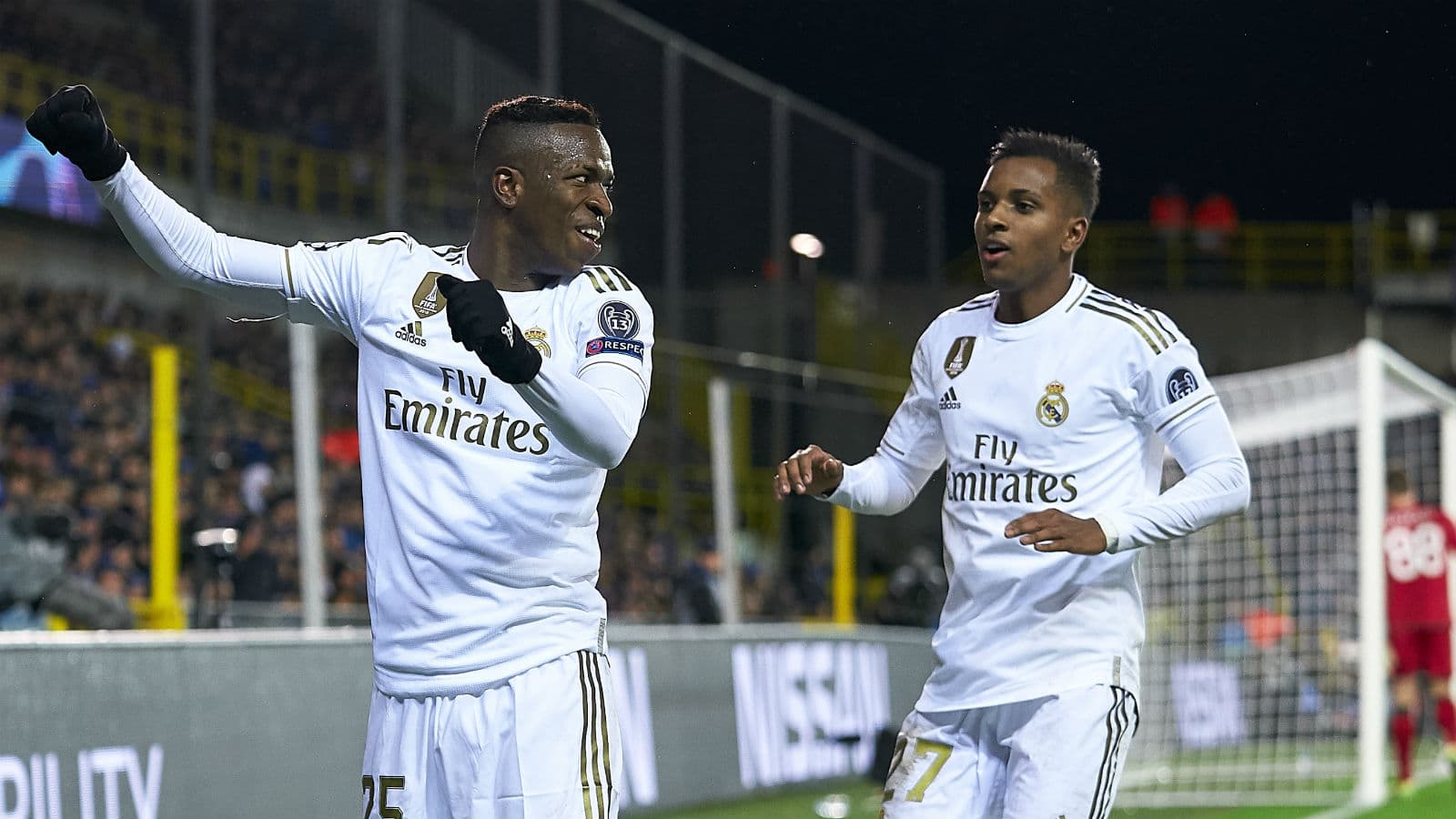 Real s&oacute; cumpria tabela, mas Rodrygo e Vin&iacute;cius Jr. aproveitaram chance no time titular para deixar seus gols