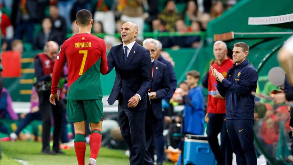 Martínez: “Cristiano Ronaldo é um jogador único e a experiência que ele tem no vestiário é muito importante”