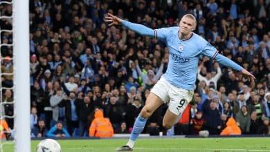 Viciado em gols: Haaland faz tr&ecirc;s gols na vit&oacute;ria do Manchester City que elimina o Burnley