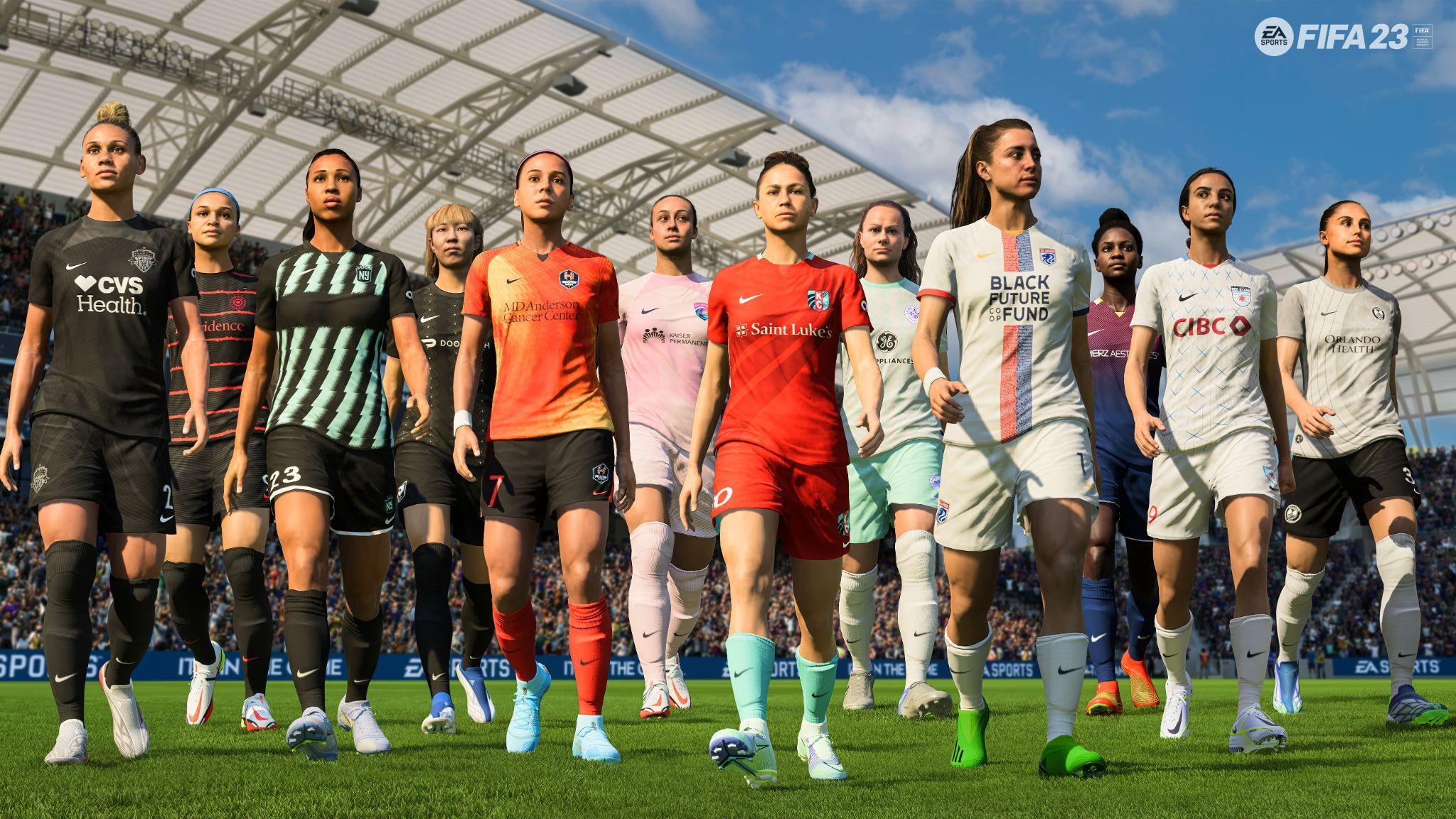 EA Sports marca um gola&ccedil;o no futebol feminino e leva a NWSL ao FIFA 23