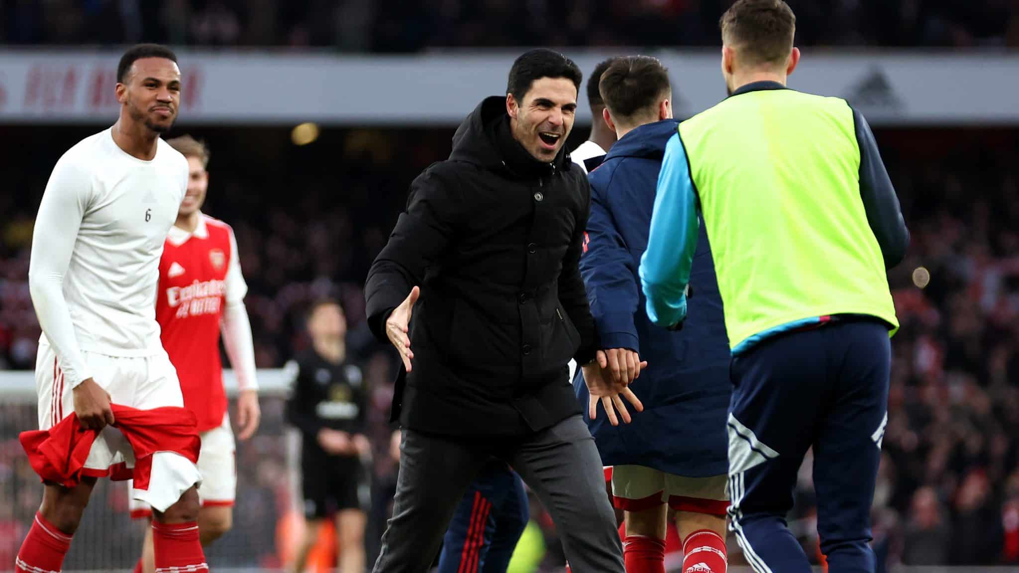 Arteta: &ldquo;Foi o momento de mais emo&ccedil;&atilde;o que vivemos juntos. Muito especial&rdquo;
