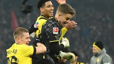 O Dortmund teve efici&ecirc;ncia e precisou de resili&ecirc;ncia em mais uma vit&oacute;ria, esta fundamental, sobre o Leipzig