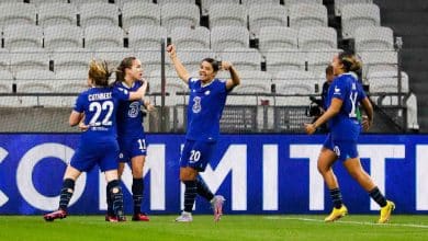 Chelsea conseguiu derrotar o atual campe&atilde;o Lyon fora de casa, com lindo gol de Guro Reiten