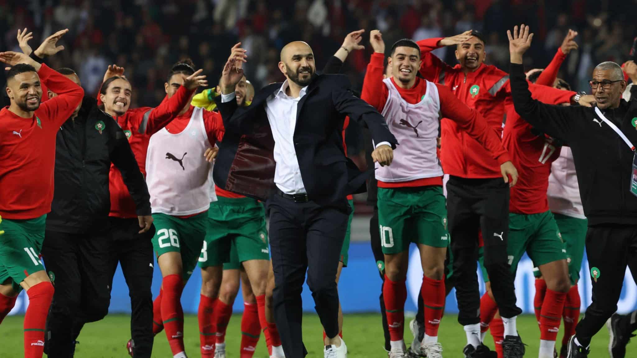 Walid Regragui: &ldquo;Estou muito feliz por esta vit&oacute;ria que oferecemos ao p&uacute;blico marroquino&rdquo;