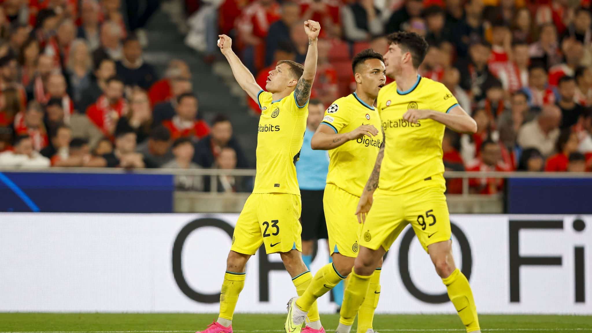 S&oacute;lida na defesa, Inter anula e controla o Benfica para sair da Luz com vit&oacute;ria e levar boa vantagem a Mil&atilde;o
