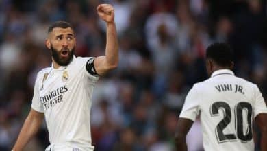 Dupla Vinzema funciona como rel&oacute;gio em grande vit&oacute;ria do Real Madrid