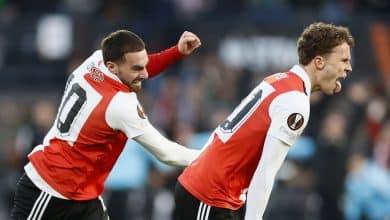 Feyenoord aproveita o est&aacute;dio fervendo em Roterd&atilde; para sair com uma vantagem m&iacute;nima contra a Roma