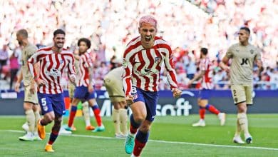 Adivinha quem brilhou pelo Atl&eacute;tico de Madrid de novo? Griezmann, que fez dois gols na vit&oacute;ria sobre o Almer&iacute;a