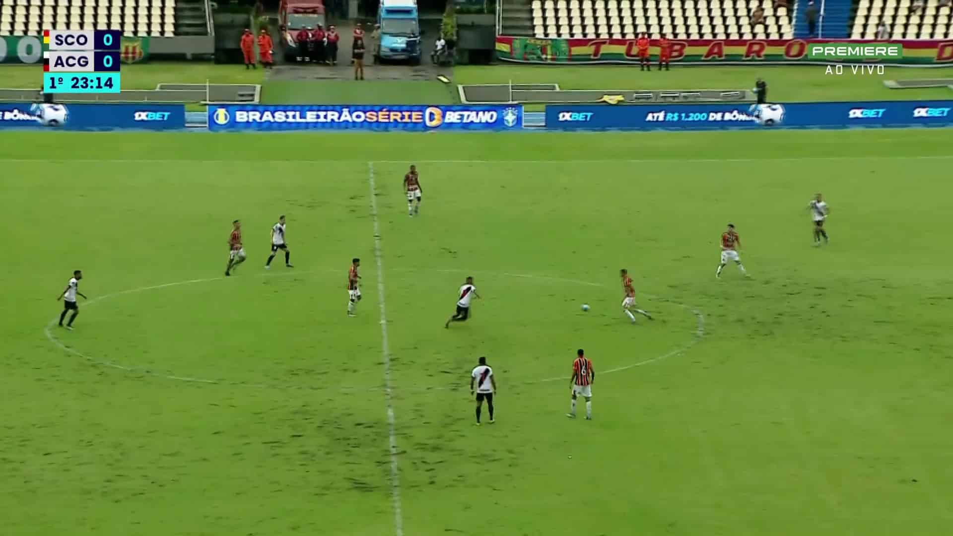 Melhores momentos: Sampaio Corr&ecirc;a 3&times;3 Atl&eacute;tico-GO (S&eacute;rie B)