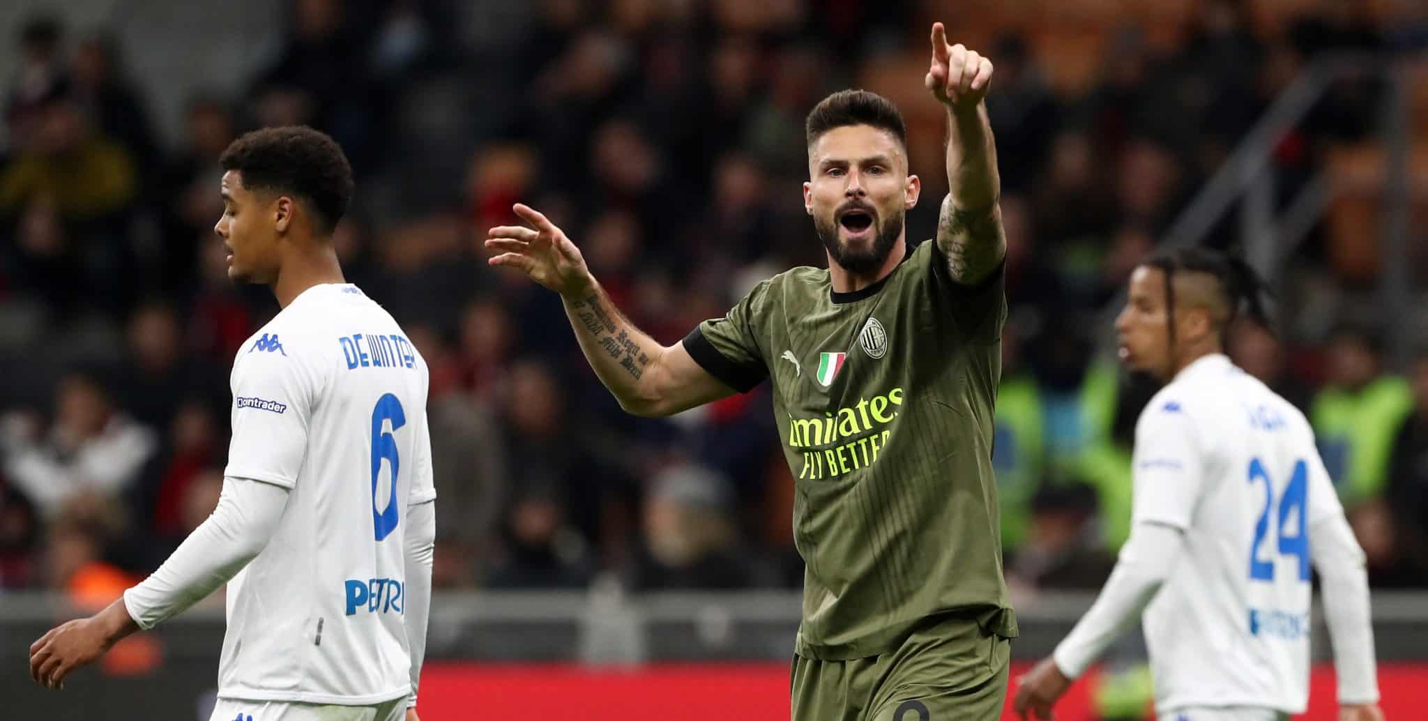 O Milan dominou o jogo todo contra o Empoli e n&atilde;o aproveitou, sem sair do zero no placar
