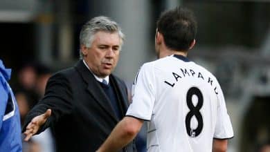 Foi sob o comando de Carlo Ancelotti que Lampard teve sua temporada mais artilheira pelo Chelsea