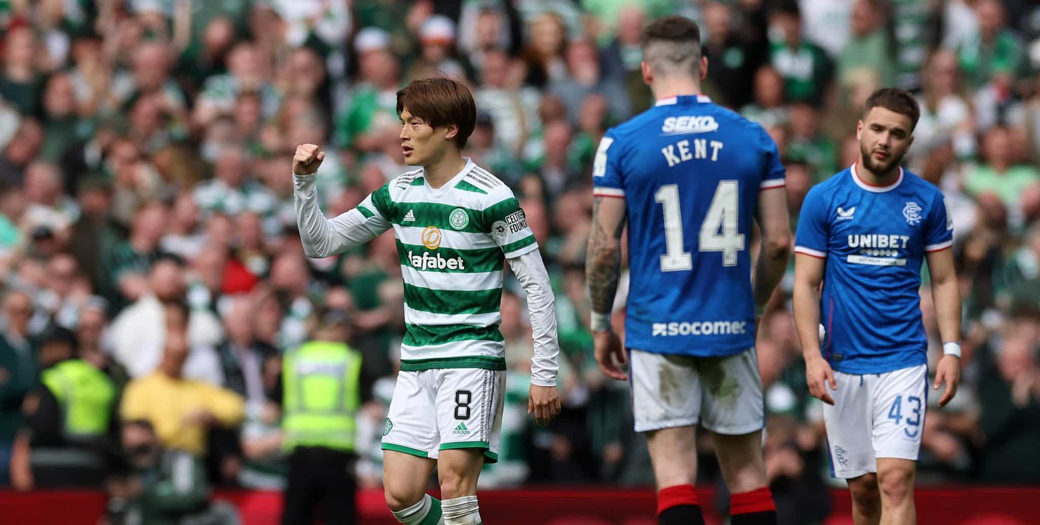 Furuhashi causou novos pesadelos ao Rangers e, num cl&aacute;ssico el&eacute;trico, o Celtic abriu 12 pontos na lideran&ccedil;a