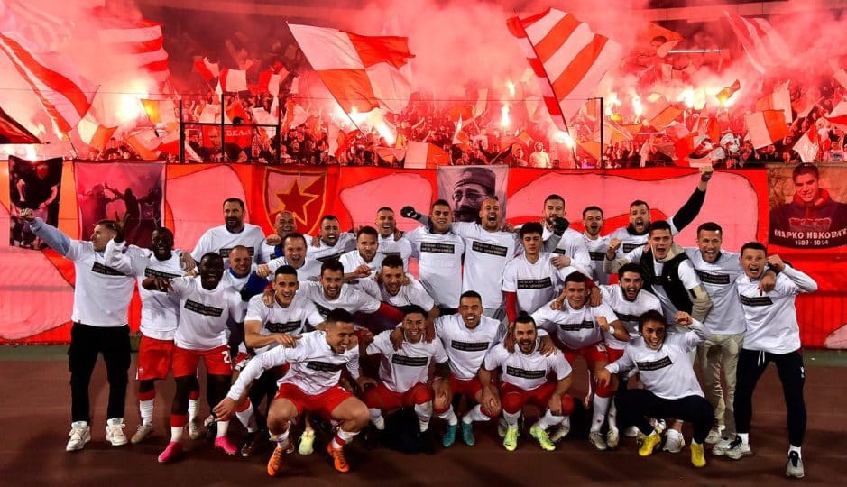 O Estrela Vermelha reafirma a hegemonia, fatura o hexa do Campeonato Sérvio e iguala marca histórica