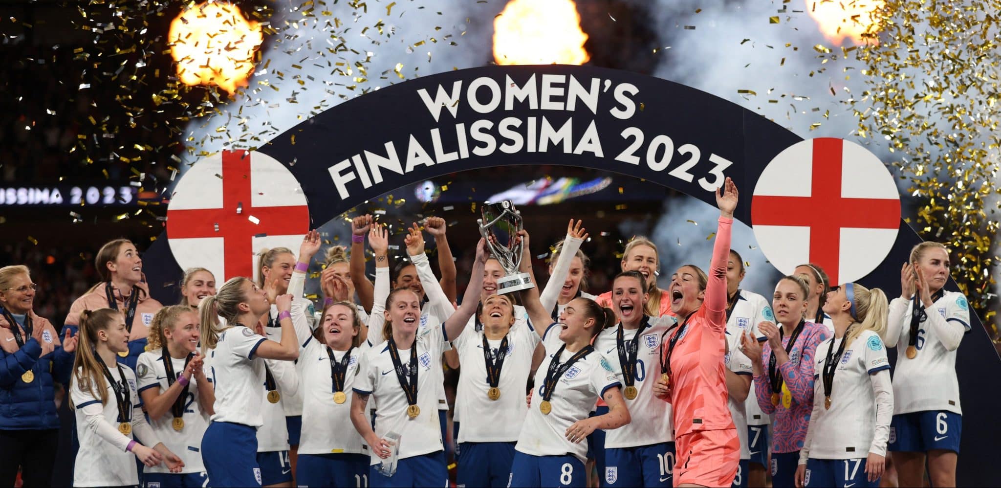 O Brasil teve &oacute;tima rea&ccedil;&atilde;o, mas a Inglaterra prevaleceu nos penais e comemorou a Final&iacute;ssima no lotado Wembley