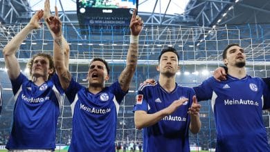 O Schalke perdia do Bremen at&eacute; os 35 do 2&deg; tempo, mas arrancou uma virada monumental na luta contra a queda