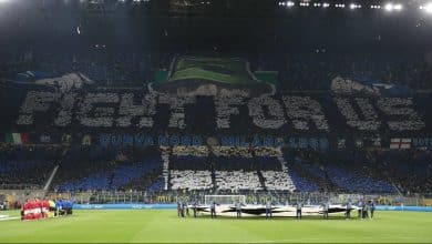 O que a torcida da Inter fez no San Siro foi um espet&aacute;culo e um arrepiante aperitivo para o cl&aacute;ssico na semifinal