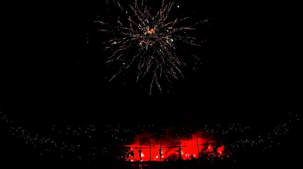 A torcida do Newell&rsquo;s caprichou em mais um banderazo antes do cl&aacute;ssico contra o Rosario Central