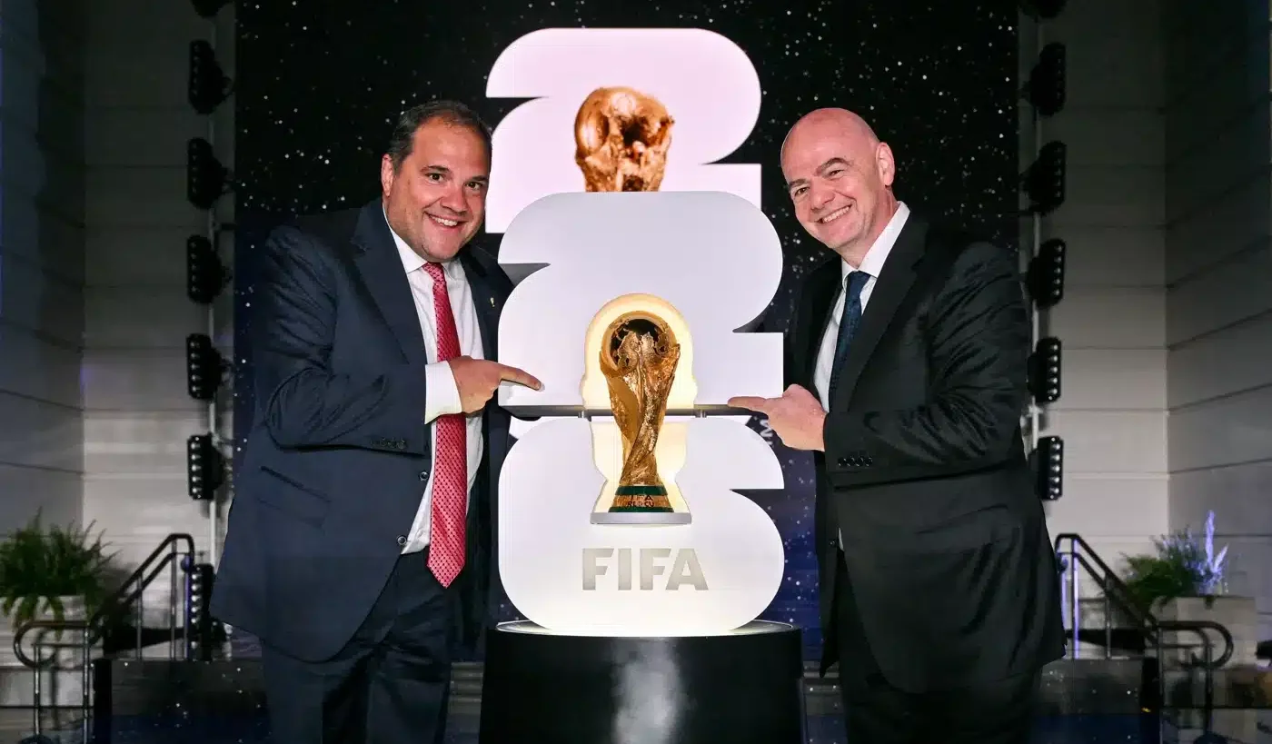 A Fifa lan&ccedil;ou a logomarca da Copa de 2026 e ficou bem gen&eacute;rico, para dizer o m&iacute;nimo