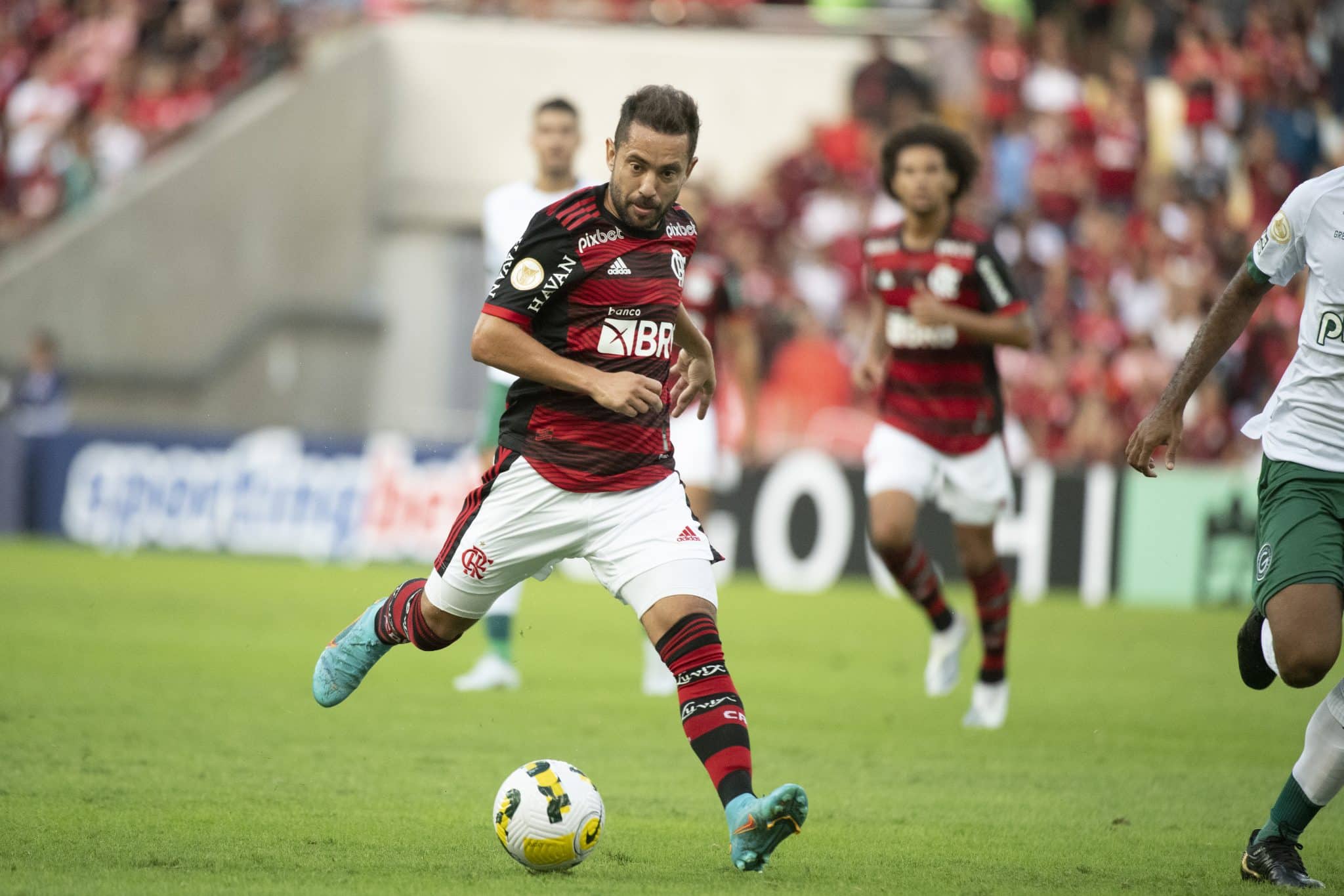 Everton Ribeiro deseja v&iacute;nculo extenso, mas Flamengo acena com apenas um ano em renova&ccedil;&atilde;o de contrato - Foto: Alexandre Vidal / Flamengo