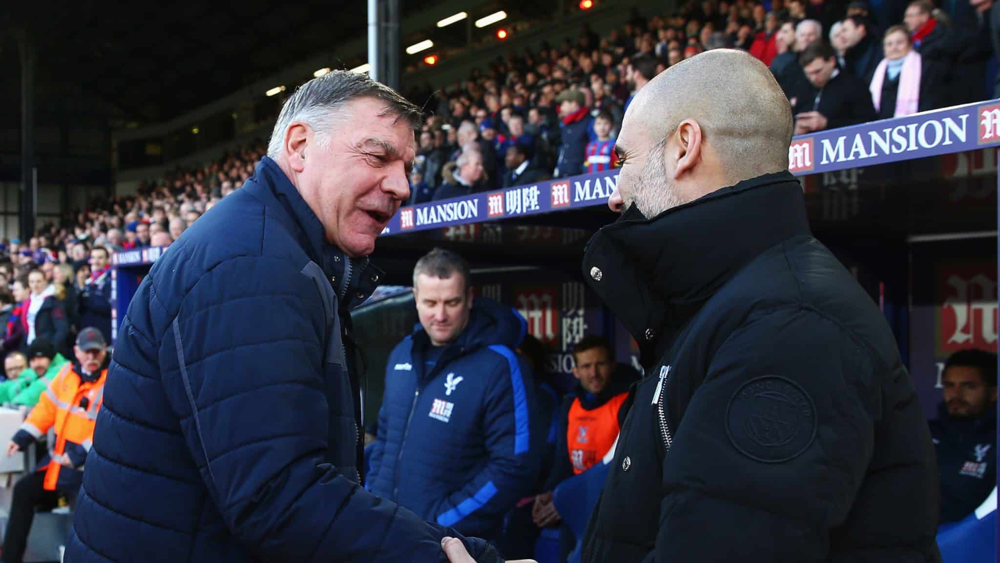 Guardiola sobre declara&ccedil;&atilde;o de Sam Allardyce: &ldquo;Ele est&aacute; certo. Eles nos ajudam a ser quem somos&rdquo;