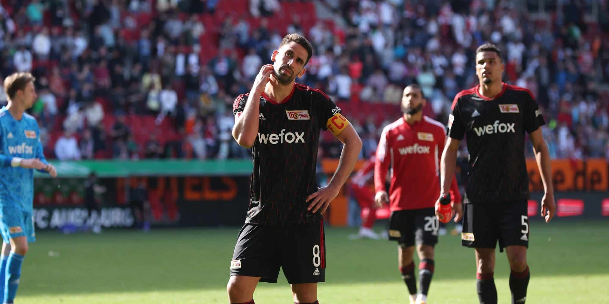 Augsburg surpreende Union Berlim, que volta a correr risco de perder a vaga na Champions