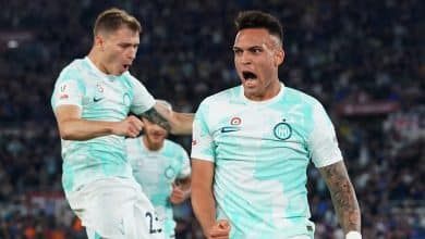 Inter precisou lutar muito diante da Fiorentina e contou com Lautaro para sair com o t&iacute;tulo da Copa da It&aacute;lia