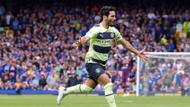 Passeio no parque: G&uuml;ndogan faz dois gola&ccedil;os para dar vit&oacute;ria f&aacute;cil ao Manchester City contra o Everton