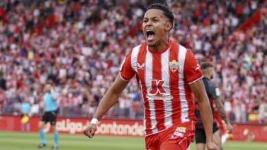 L&aacute;zaro conseguiu sua primeira tripleta em La Liga e auxiliou o Almer&iacute;a a se afastar do Z-3