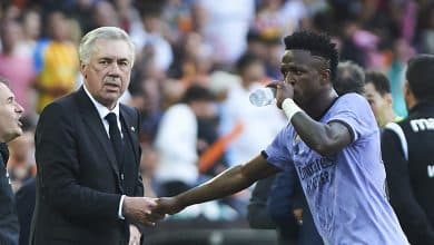 Ancelotti cobra atitude contra o racismo: &ldquo;&Eacute; inaceit&aacute;vel. La Liga tem um problema e n&atilde;o &eacute; Vin&iacute;cius&rdquo;