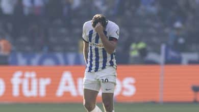 O Hertha flertava com a segundona h&aacute; anos e um gol sofrido aos 49 do 2&deg; tempo decretou o rebaixamento