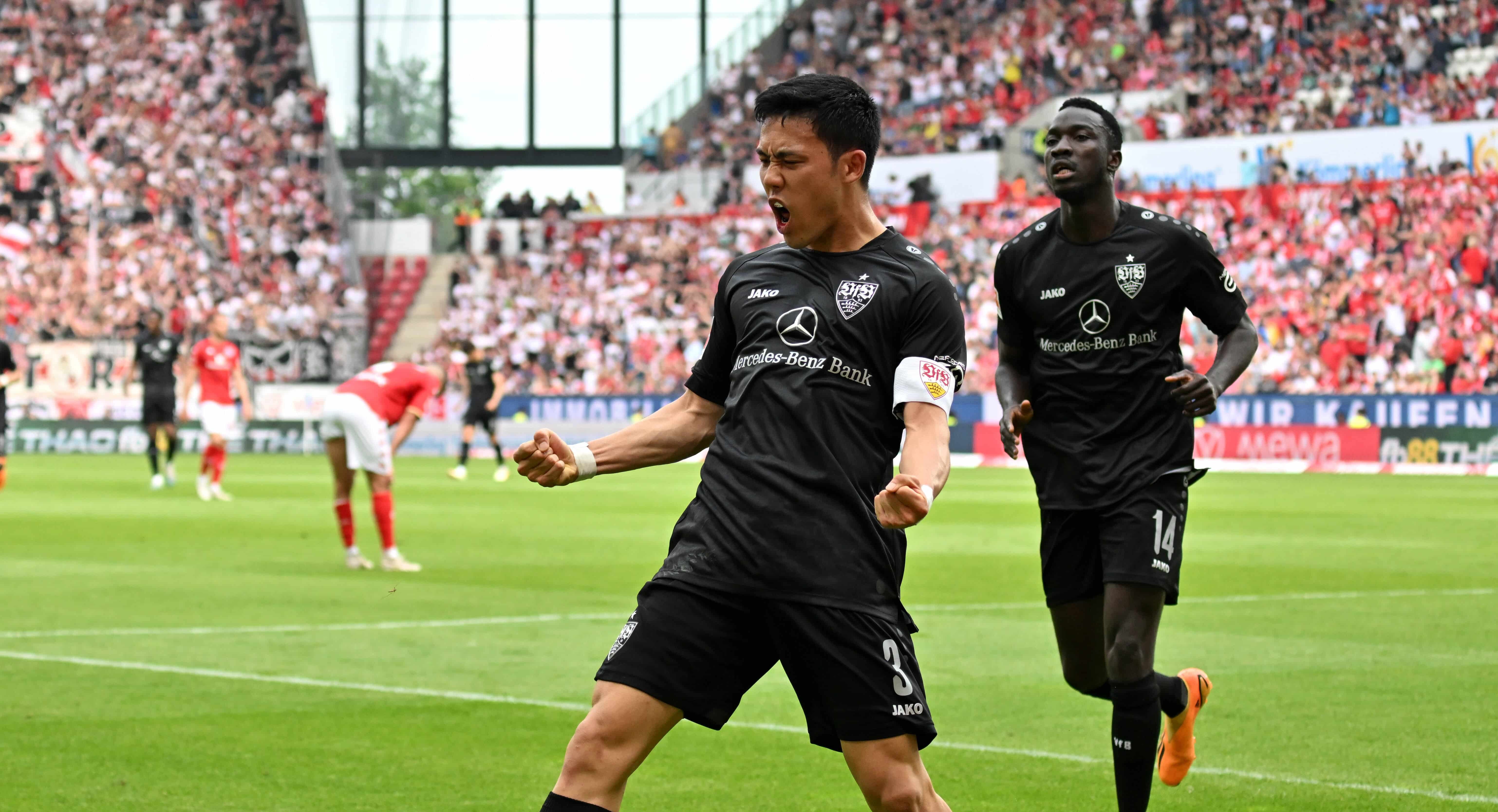 O Stuttgart arranca uma virada gigante para sua perman&ecirc;ncia: goleia o Mainz fora de casa e sai do Z-3