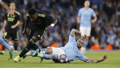 Implac&aacute;vel contra Vin&iacute;cius, Kyle Walker anulou o melhor do Real Madrid e permitiu que o melhor do City florescesse