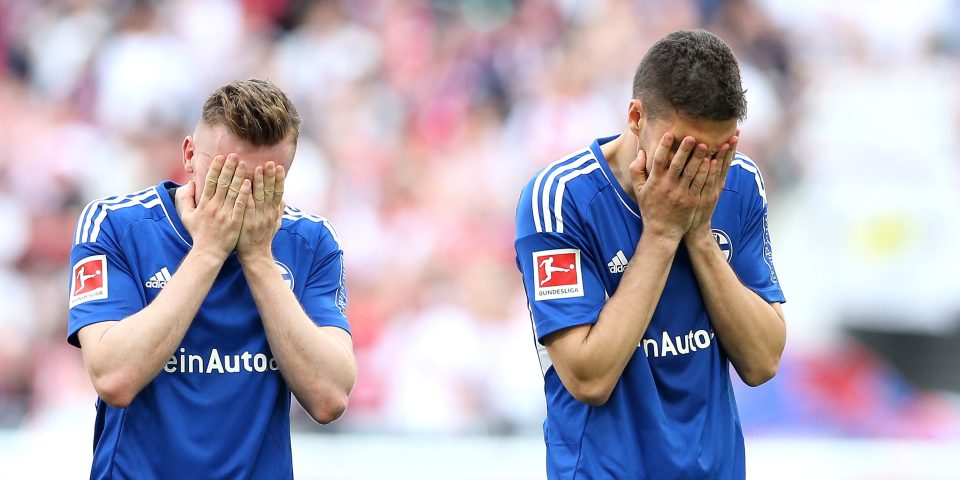 O drama do Vale do Ruhr foi completo: o Schalke caiu novamente para a segunda divisão