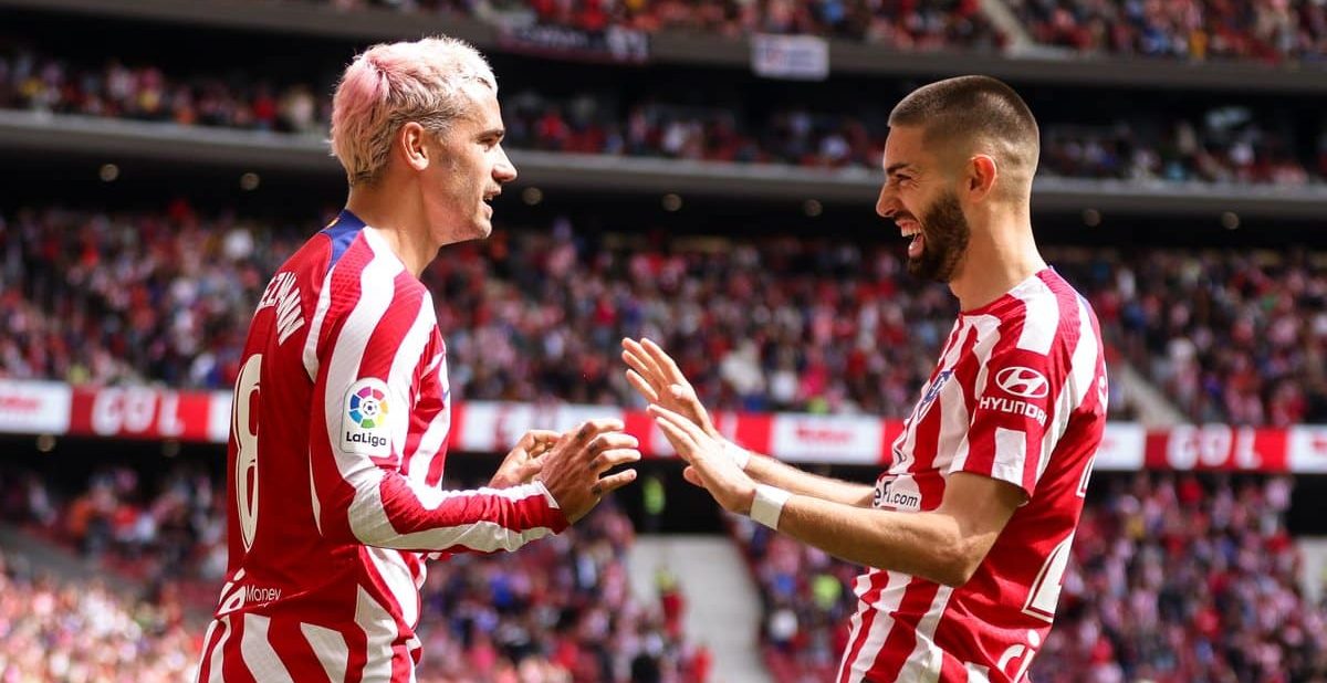 O Atl&eacute;tico de Madrid dominou o Osasuna e, com mais uma vit&oacute;ria, se confirmou na pr&oacute;xima Champions