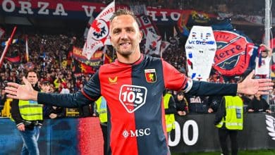 No &uacute;ltimo ato da carreira, Criscito marcou o gol da vit&oacute;ria do Genoa por 4&times;3 aos 50 do 2&deg; tempo