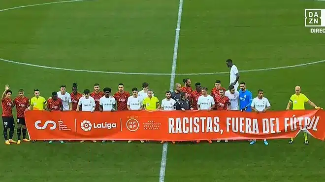 Diakhaby se recusou a participar do ato de La Liga contra racistas, em protesto à impunidade no caso do qual foi vítima