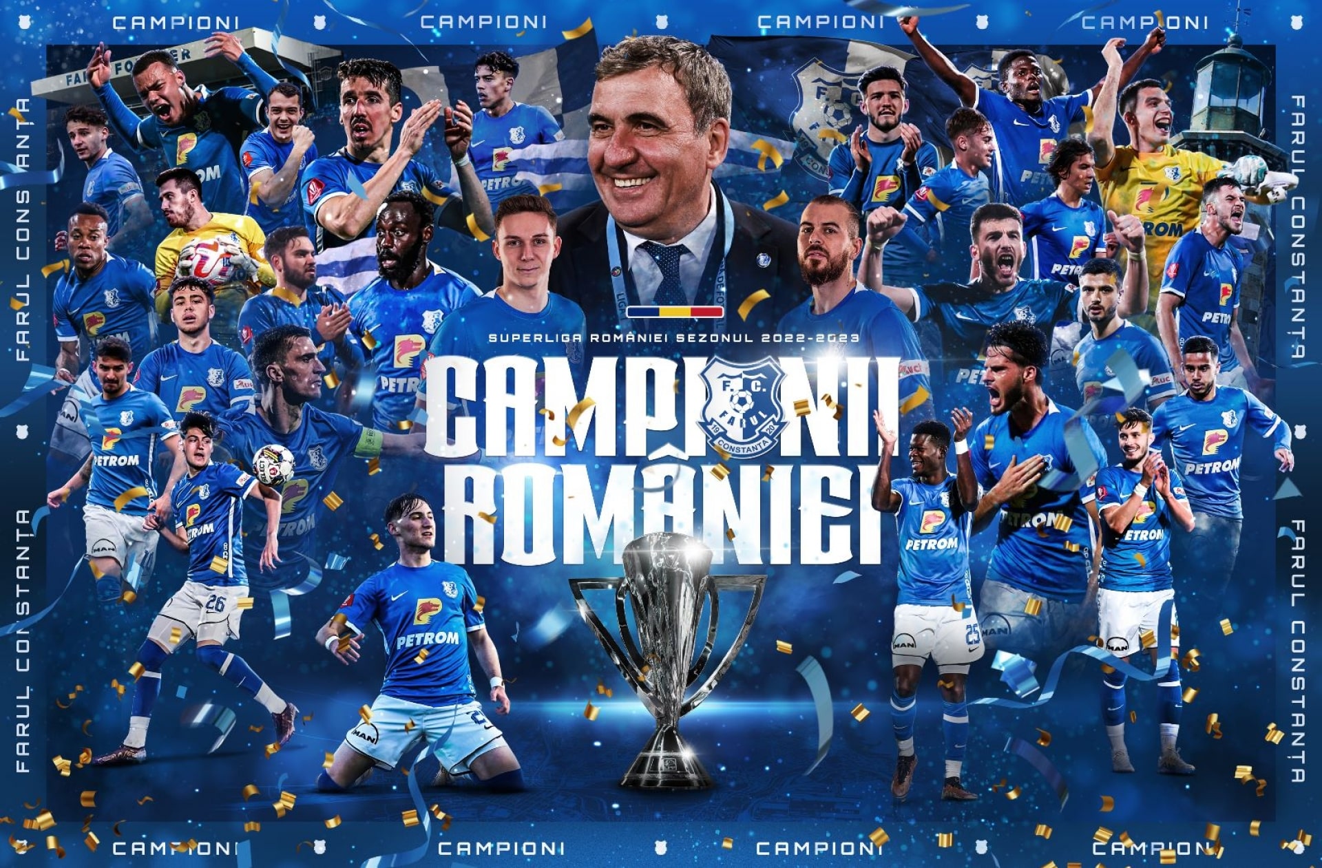 T&eacute;cnico e propriet&aacute;rio do Farul, Hagi coloca Constanta novamente no topo do Campeonato Romeno