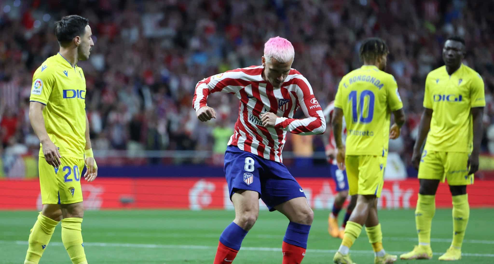 O Atl&eacute;tico de Madrid pegou gosto por golear, arrebentou o C&aacute;diz e tomou a vice-lideran&ccedil;a de La Liga
